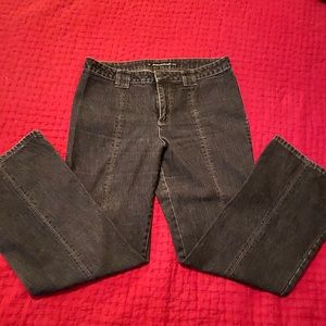 DKNY Jeans, Size 12R, Black, Slight Flare